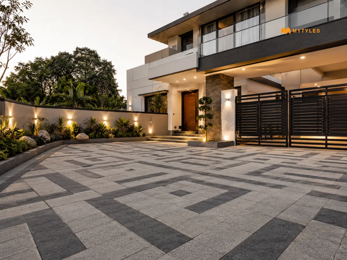 Geometric Parking Tile Patterns